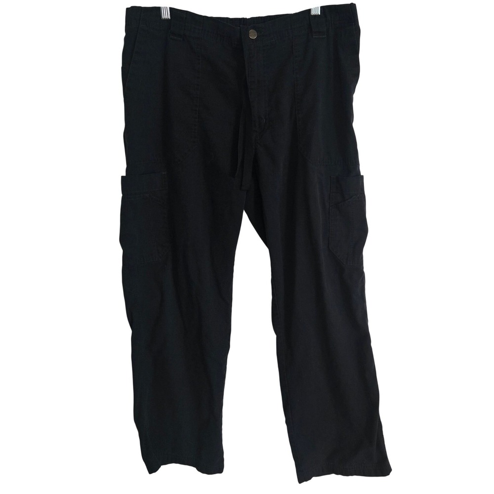 Carhartt Men's Cargo Pants Black Relaxed Fit Workwear‎ Utility Carpenter Large